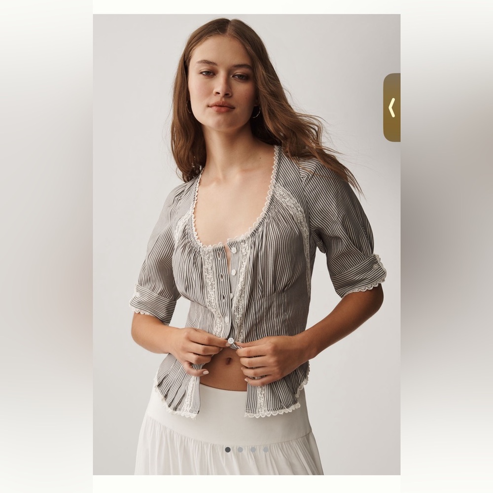 Anthropologie Pintuck Blouse